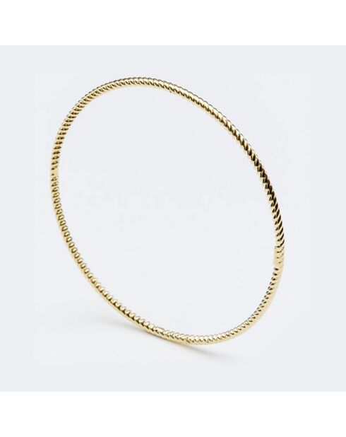 Jonc torsadé en Laiton doré