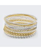 Jonc torsadé en Laiton doré