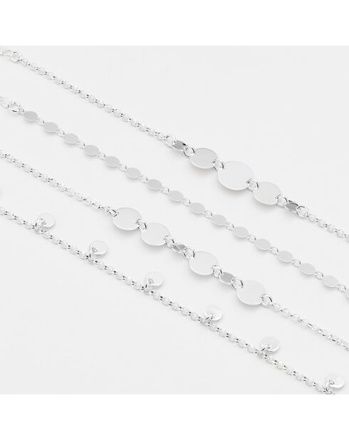 Kleines rundes Armband aus Silber