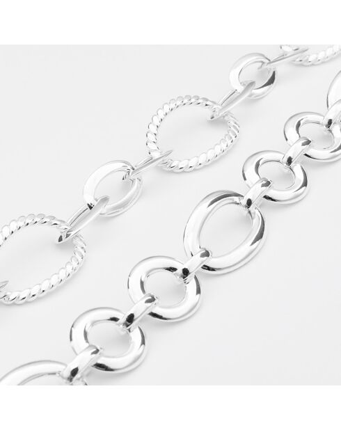 Bracelet multi maillons en Argent