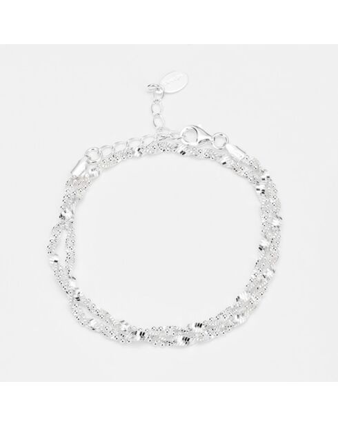 Bracelet chaînes serpent en Argent