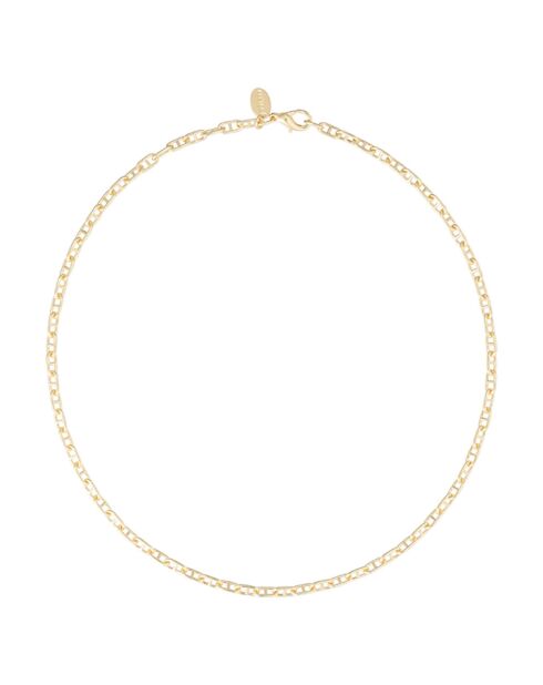 Collier chaîne marine en Laiton doré