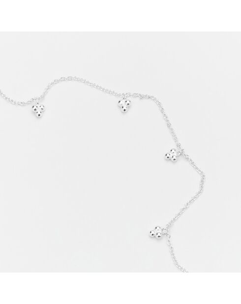 Collier mini triangles pendants en Argent