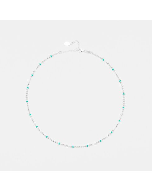 Collier micro boules en Argent
