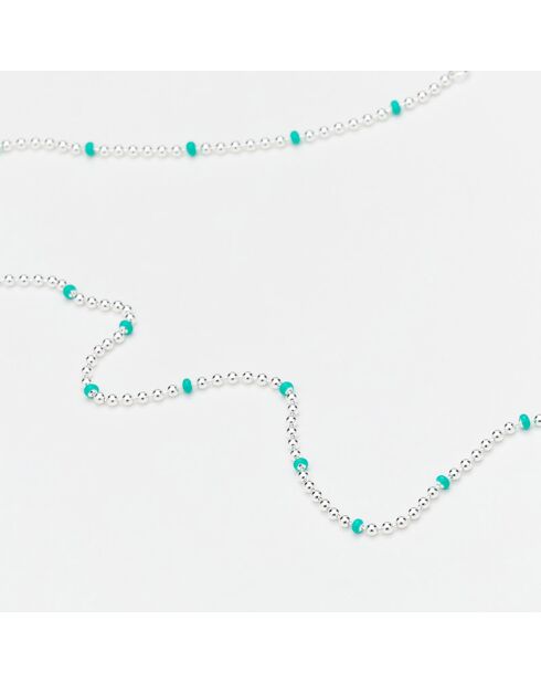 Collier micro boules en Argent