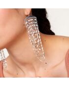 Boucles d'oreilles chaînes en Argent