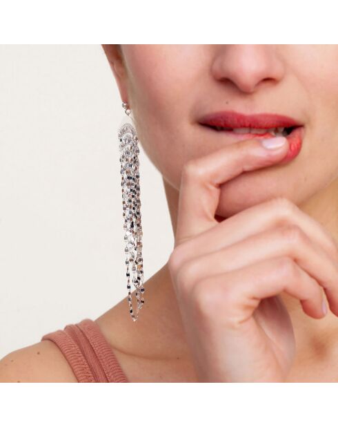 Boucles d'oreilles chaînes en Argent