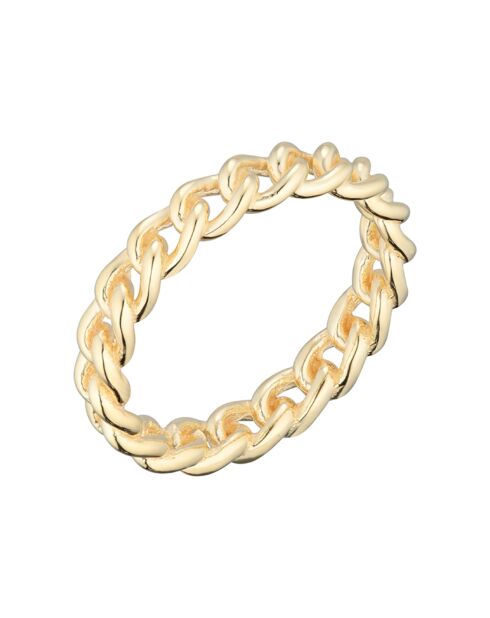 Bague maille en Laiton doré