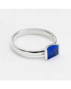 Bague en Argent & Lapis reconstitué