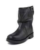 Boots en Cuir Mia noires