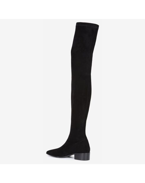 Cuissardes en Velours de Cuir noire
