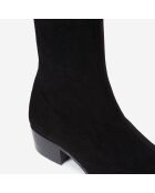 Cuissardes en Velours de Cuir noire