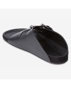 Sandales en Cuir avec boucles en Métal noires