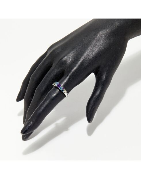Bague Selena Mix Pierres 1.04 ct or blanc