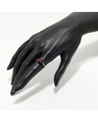 Lo'ca Ring aus 0,017 Karat Diamant und 2,15 ct Granat aus Rotgold