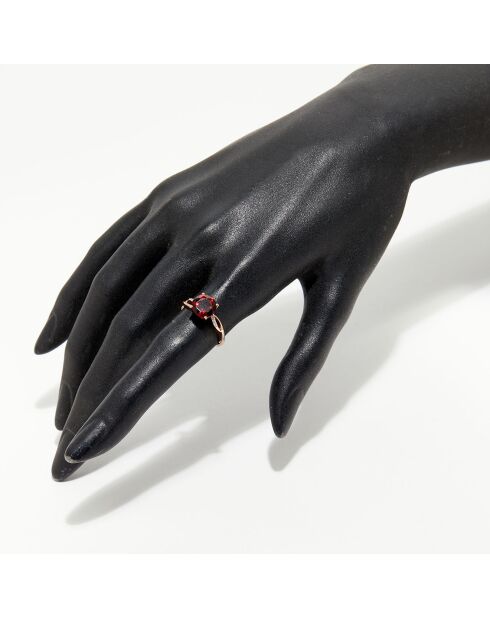 Lo'ca Ring aus 0,017 Karat Diamant und 2,15 ct Granat aus Rotgold