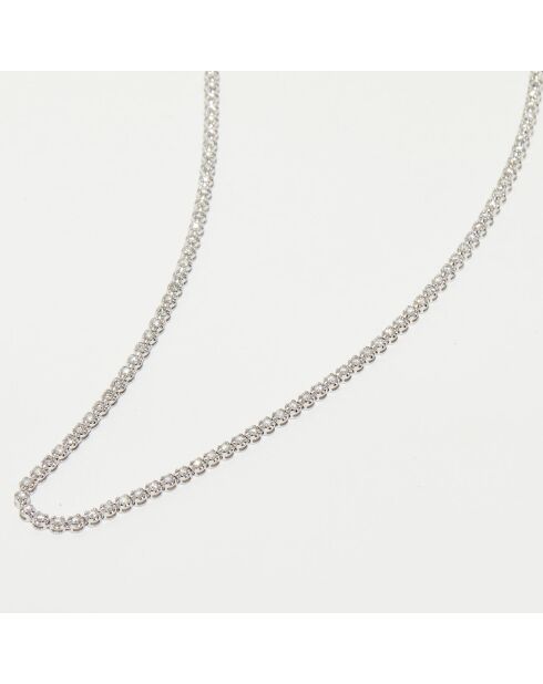 Collier Rivière Diamants 3 ct or blanc