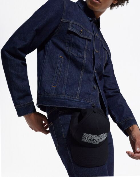 Casquette en Coton avec logo Kooples bleu délavé