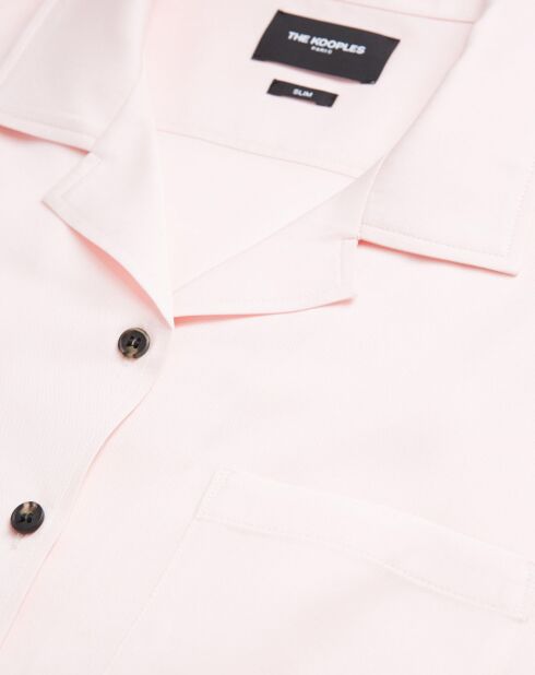 Surchemise poches poitrine rose