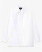 Chemise manches longues à Revers blanche