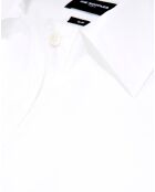Chemise manches longues à Revers blanche
