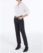 Chemise manches longues à Revers blanche