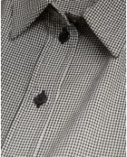 Chemise patte americaine noir/blanc