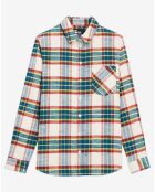 Chemise à Carreaux multicolore
