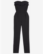 Combinaison Bustier détail Plissés noire
