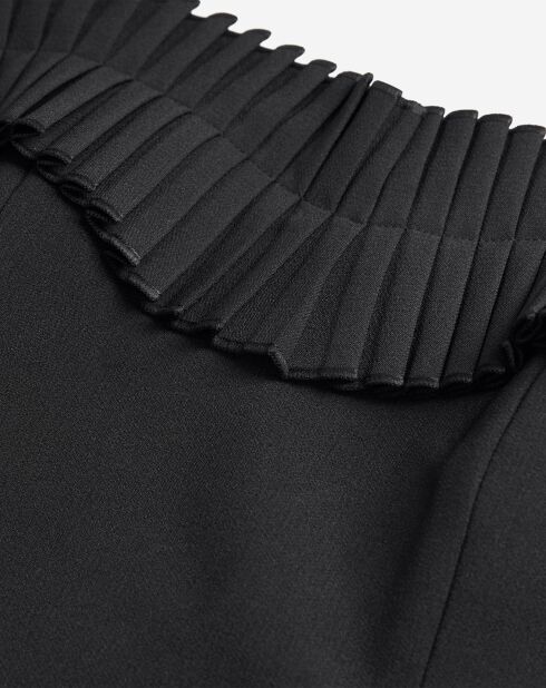 Combinaison Bustier détail Plissés noire