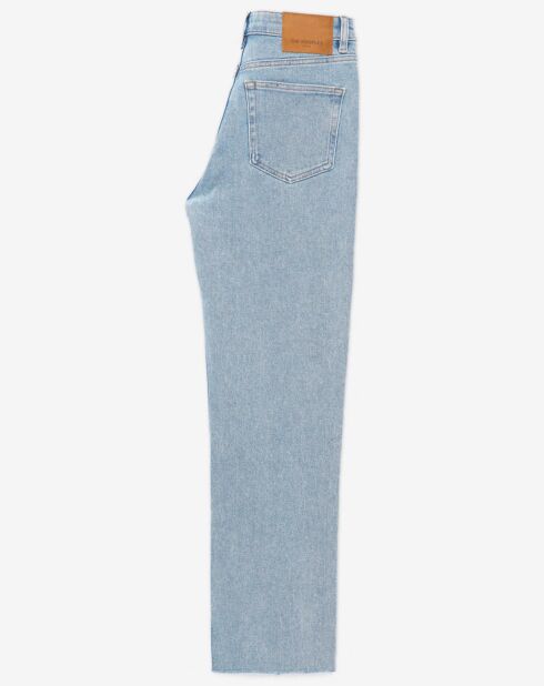 5-Pocket-Hose aus gewaschenem, blauem Denim