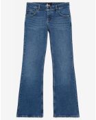 Jean Bootcut Bleu Delavé bleu denim