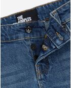 Jean Bootcut Bleu Delavé bleu denim