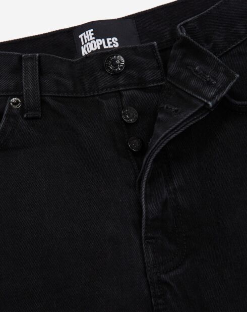 Jean Droit Délavé noir lavé