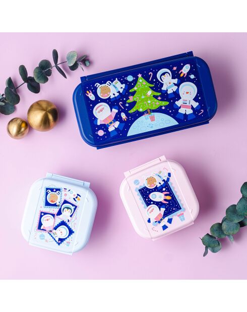 3 piccole scatole portaoggetti Signature multicolori