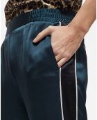 Jogging en Satin vert/marine