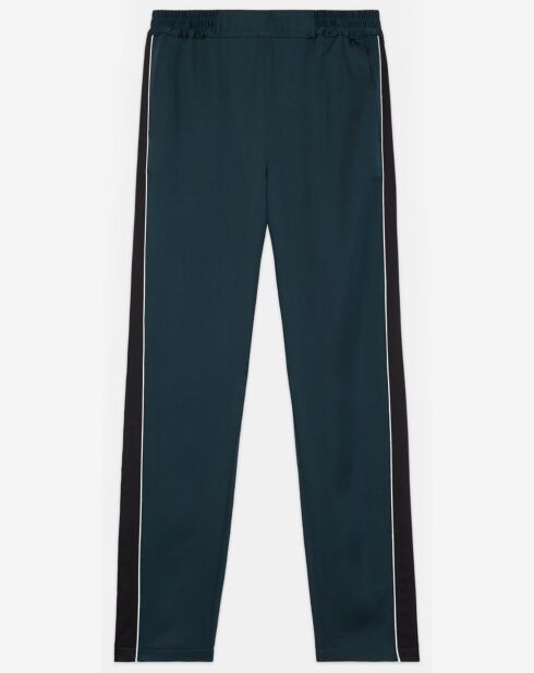 Jogging en Satin vert/marine