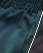 Jogging en Satin vert/marine