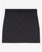 Jupe en Logo Jacquard noir/gris foncé