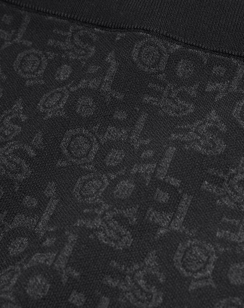 Jupe en Logo Jacquard noir/gris foncé