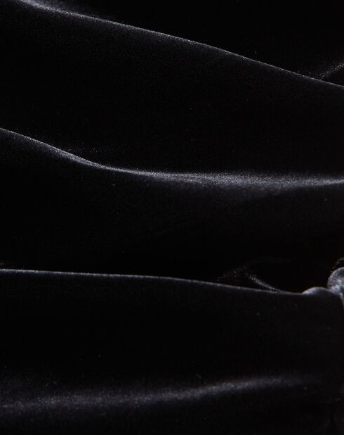 Jupe en Velours paillette noire