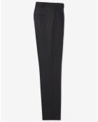 Hose aus reiner Wolle mit schwarzem Nietendetail
