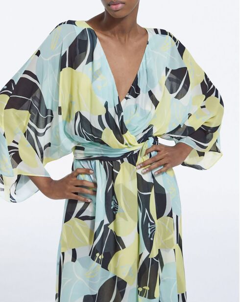 Robe Longue Kimono verte