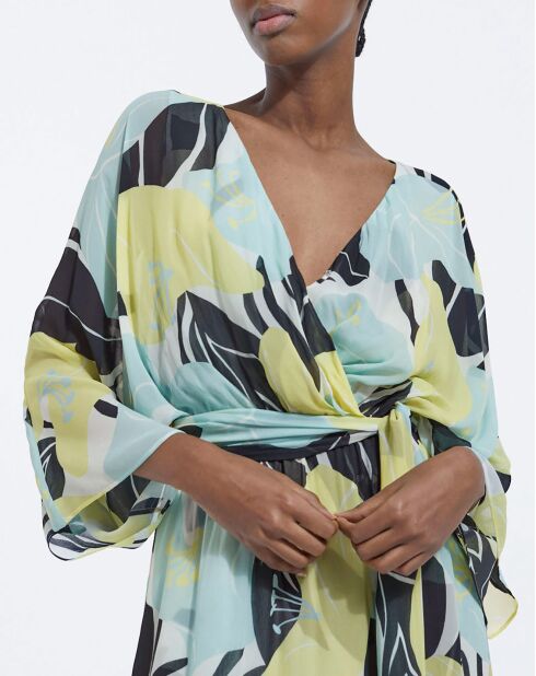 Robe Longue Kimono verte