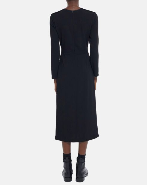 Robe Longue Plissée noire
