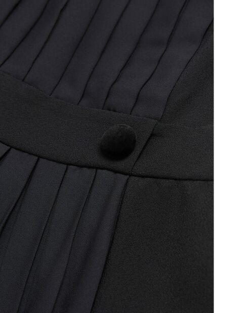 Robe Longue Plissée noire