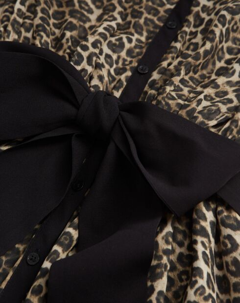 Robe Longue Petit Leo Viscose Ggt léopard