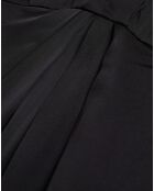 Robe Longue manches longues Decolleté noire