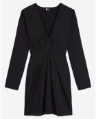 Robe Courte décolleté plongeant noire