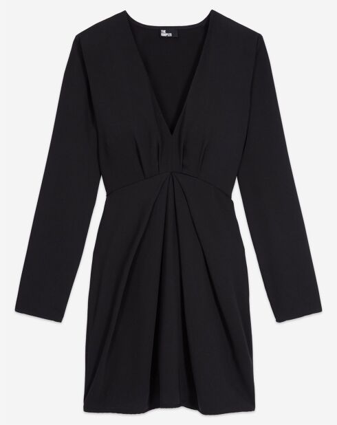 Robe Courte décolleté plongeant noire